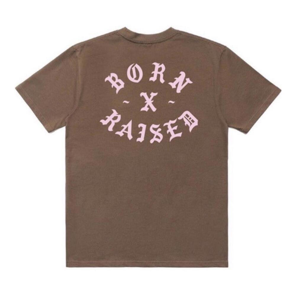 Born x Raised Rocker Tee: Walnut / Pink, Size X-Large - Picture 3 of 11
